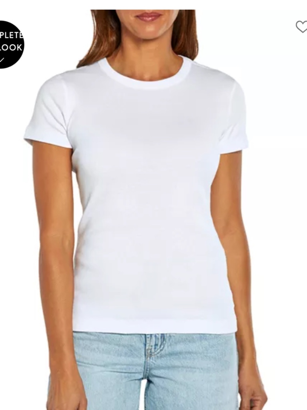 Three Dots Short Sleeve Crew Neck Tee Sz S